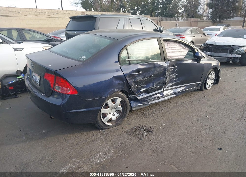 2008 HONDA CIVIC LX VIN: 1HGFA16558L019770