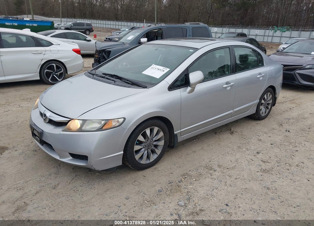 2009 HONDA CIVIC EX VIN: 2HGFA16849H317171