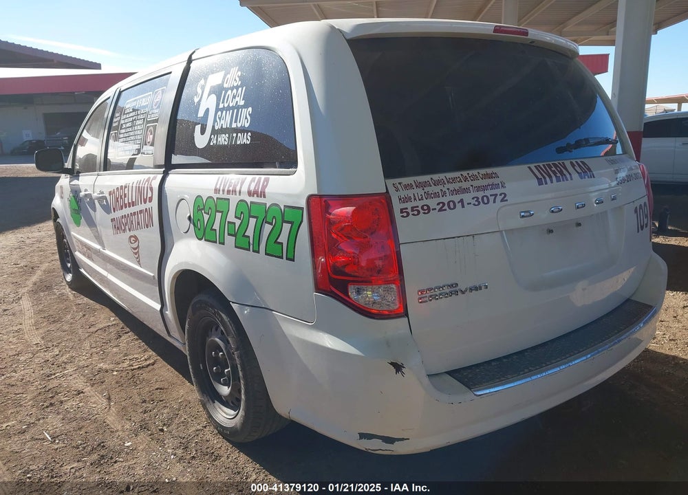2011 DODGE GRAND CARAVAN EXPRESS VIN: 2D4RN4DG0BR601296