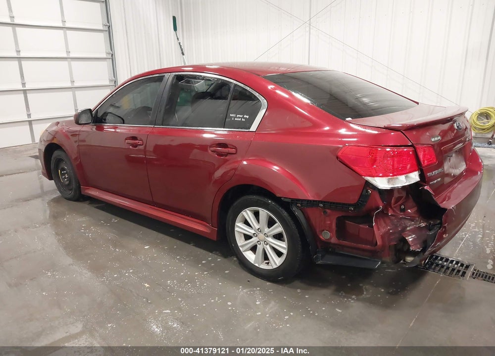 2011 SUBARU LEGACY 2.5I PREMIUM VIN: 4S3BMCC64B3234268