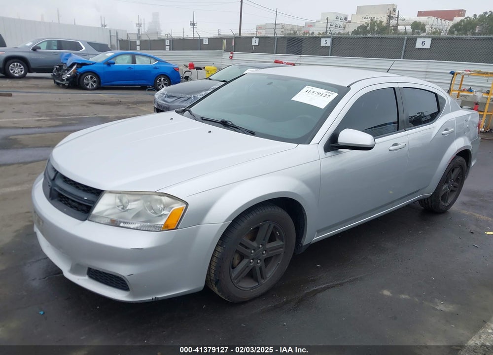2011 DODGE AVENGER MAINSTREET VIN: 1B3BD1FB6BN538186