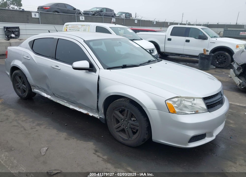 2011 DODGE AVENGER MAINSTREET VIN: 1B3BD1FB6BN538186