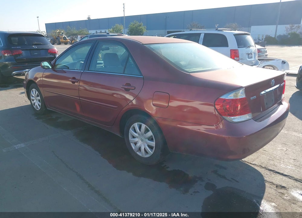 2005 TOYOTA CAMRY LE VIN: 4T1BE30K25U029718