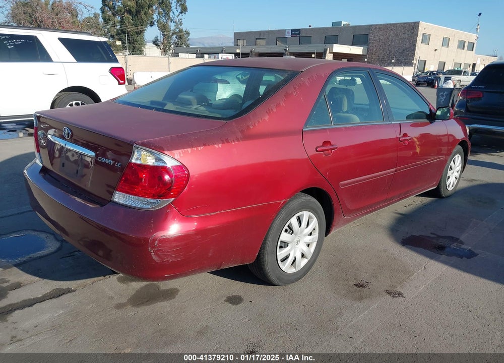 2005 TOYOTA CAMRY LE VIN: 4T1BE30K25U029718