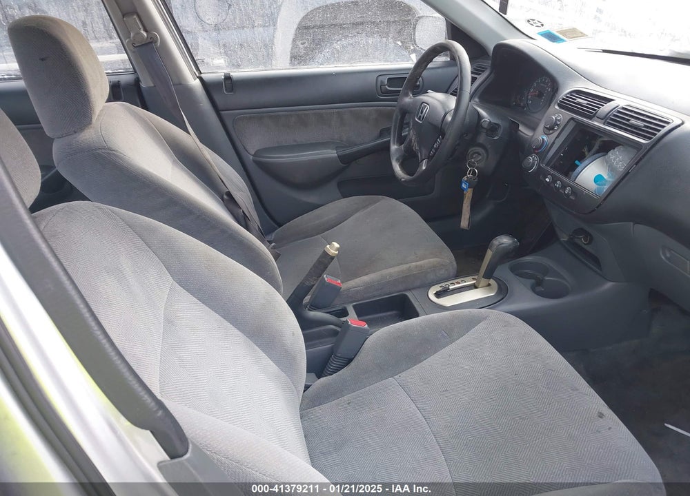 2001 HONDA CIVIC LX VIN: 1HGES16571L078320