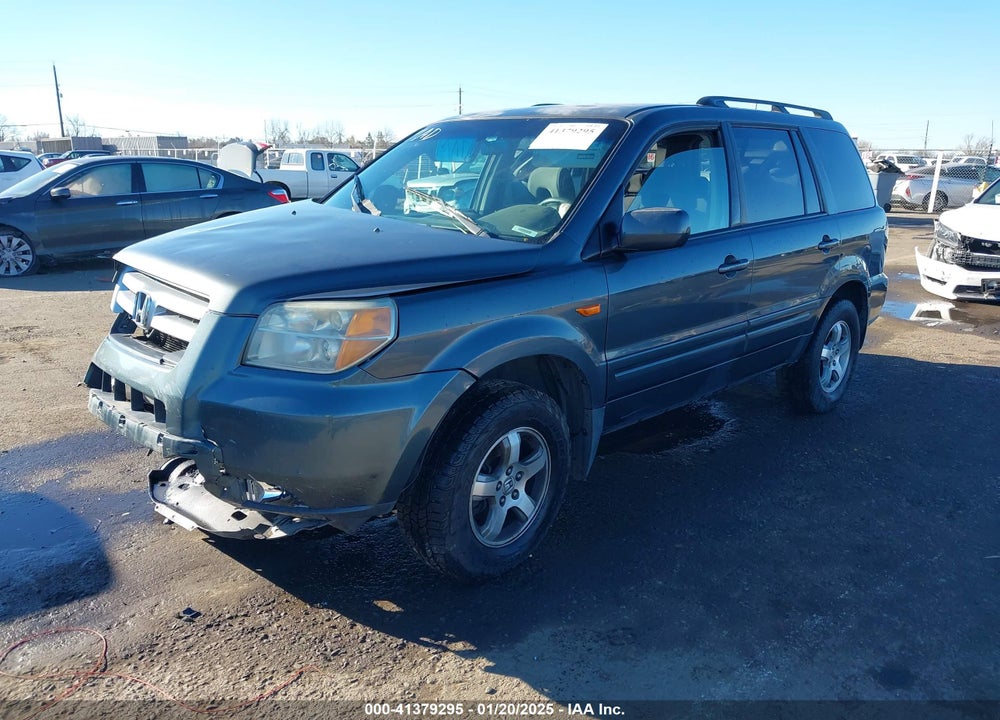 2006 HONDA PILOT EX VIN: 2HKYF18446H514489