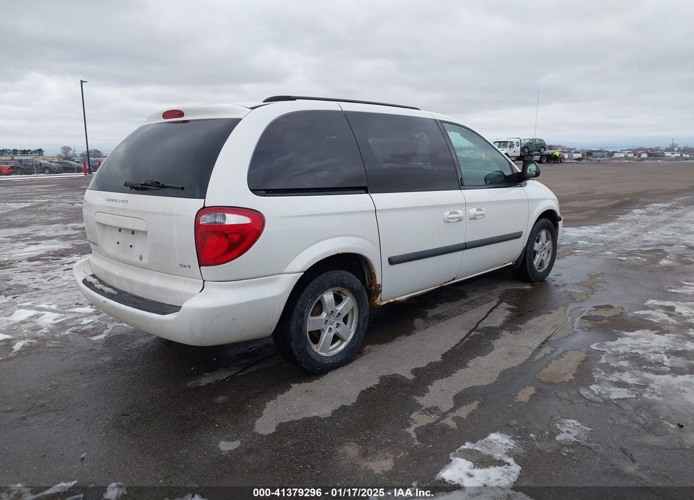 2007 DODGE CARAVAN SXT VIN: 1D4GP45R17B237459