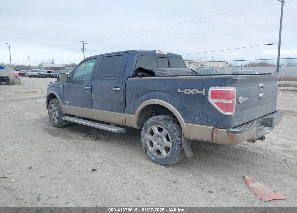 2013 FORD F-150 KING RANCH VIN: 1FTFW1ET6DKE39991