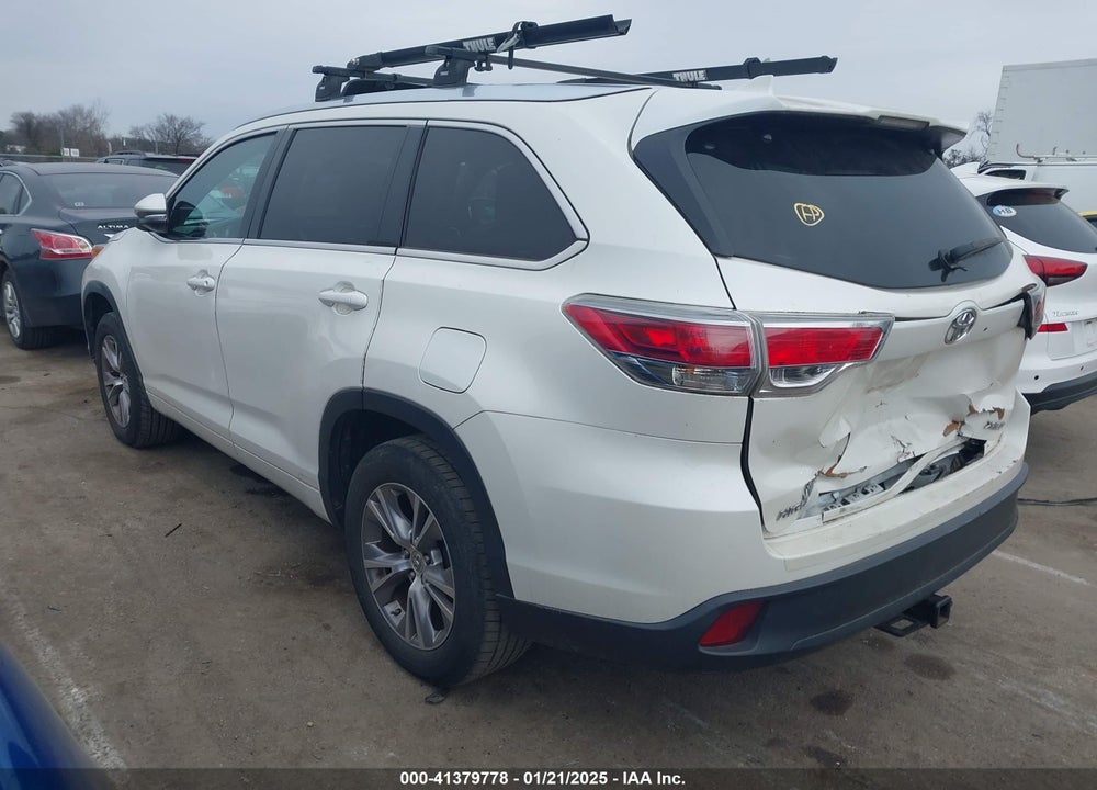 2014 TOYOTA HIGHLANDER XLE V6 VIN: 5TDKKRFH2ES010070