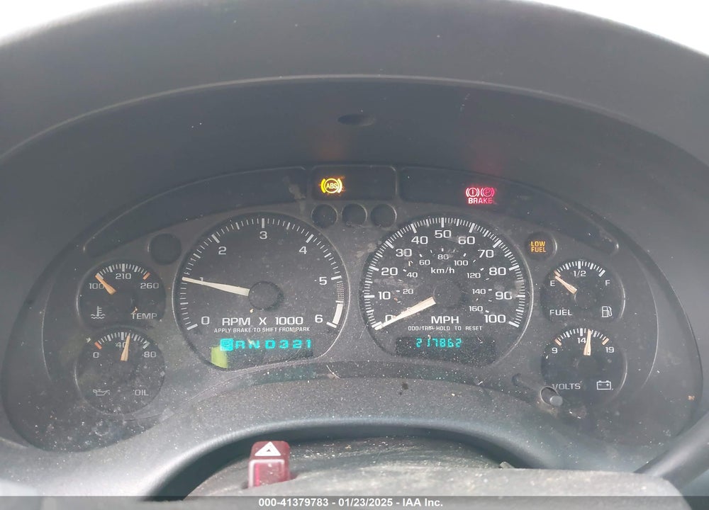 2001 CHEVROLET BLAZER LT VIN: 1GNDT13W01K256649