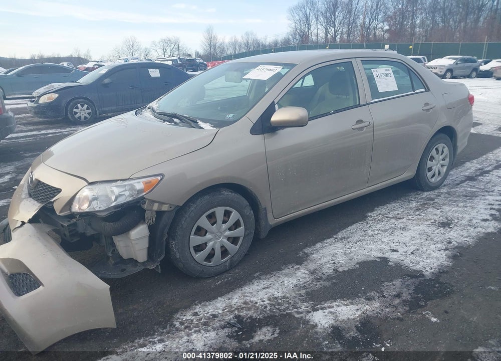 2009 TOYOTA COROLLA LE VIN: 2T1BU40E59C143125