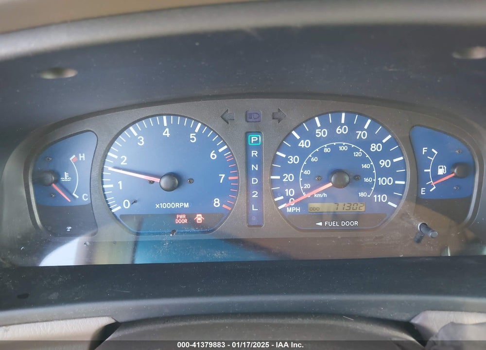 2001 TOYOTA SIENNA LE VIN: 4T3ZF13C81U395852