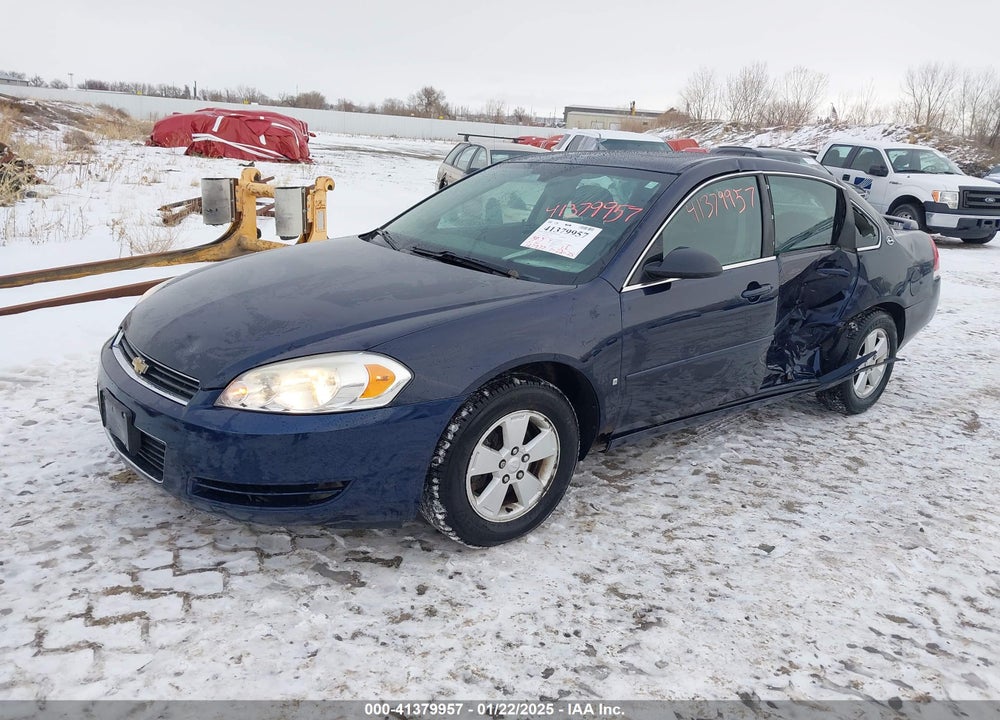 2008 CHEVROLET IMPALA LT VIN: 2G1WT58K689202081