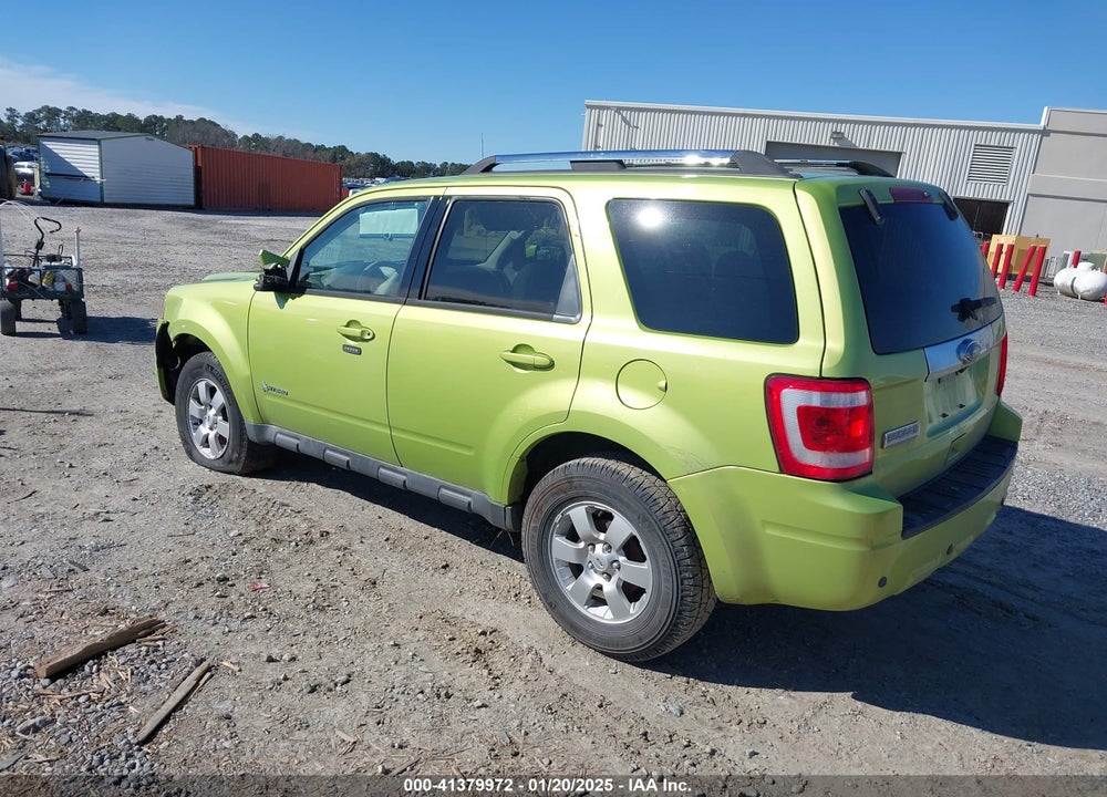 2011 FORD ESCAPE HYBRID LIMITED VIN: 1FMCU4K30BKA59861