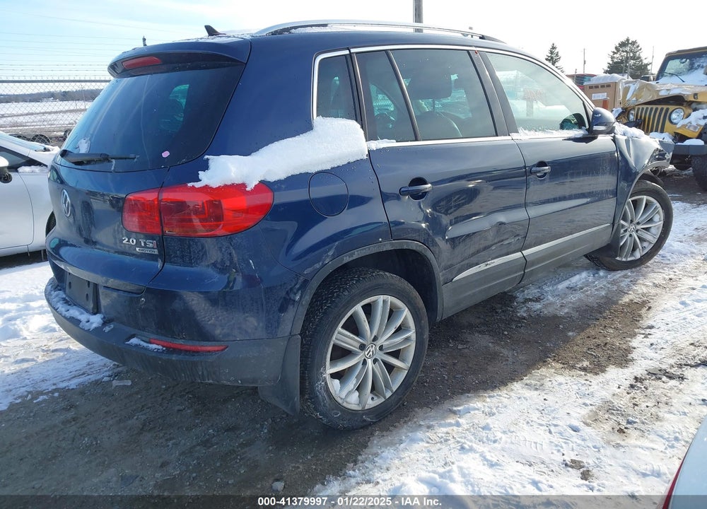 2013 VOLKSWAGEN TIGUAN SE VIN: WVGBV3AX7DW591725