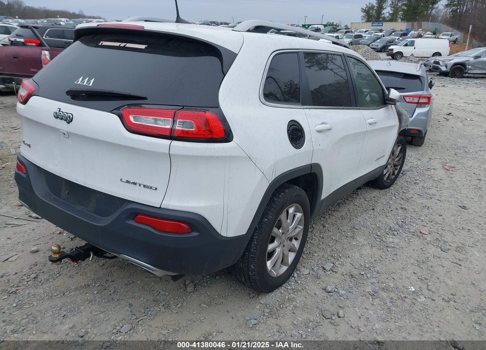 2016 JEEP CHEROKEE LIMITED VIN: 1C4PJMDS2GW210864