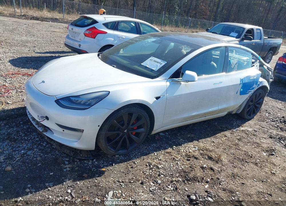 2020 TESLA MODEL 3 PERFORMANCE DUAL MOTOR ALL-WHEEL DRIVE VIN: 5YJ3E1EC4LF714176