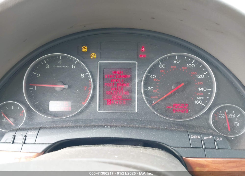 2005 AUDI A4 3.0 VIN: WAULT68E95A076077
