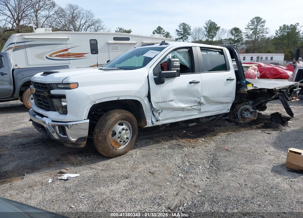 2024 CHEVROLET SILVERADO 3500HD CHASSIS WORK TRUCK VIN: 1GB4YSEY5RF449824