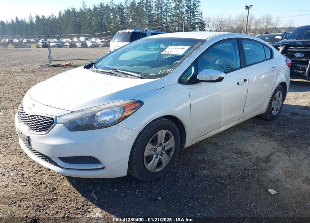 2016 KIA FORTE LX VIN: KNAFK4A60G5579094