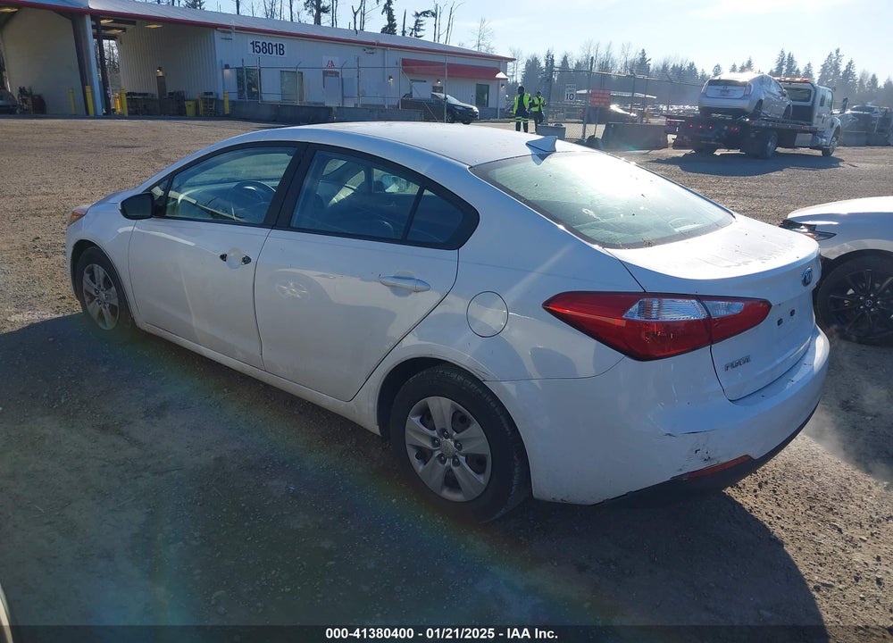 2016 KIA FORTE LX VIN: KNAFK4A60G5579094