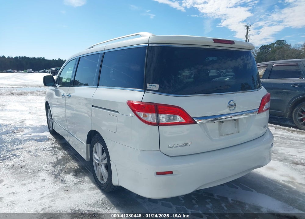 2014 NISSAN QUEST SL VIN: JN8AE2KP8E9106165