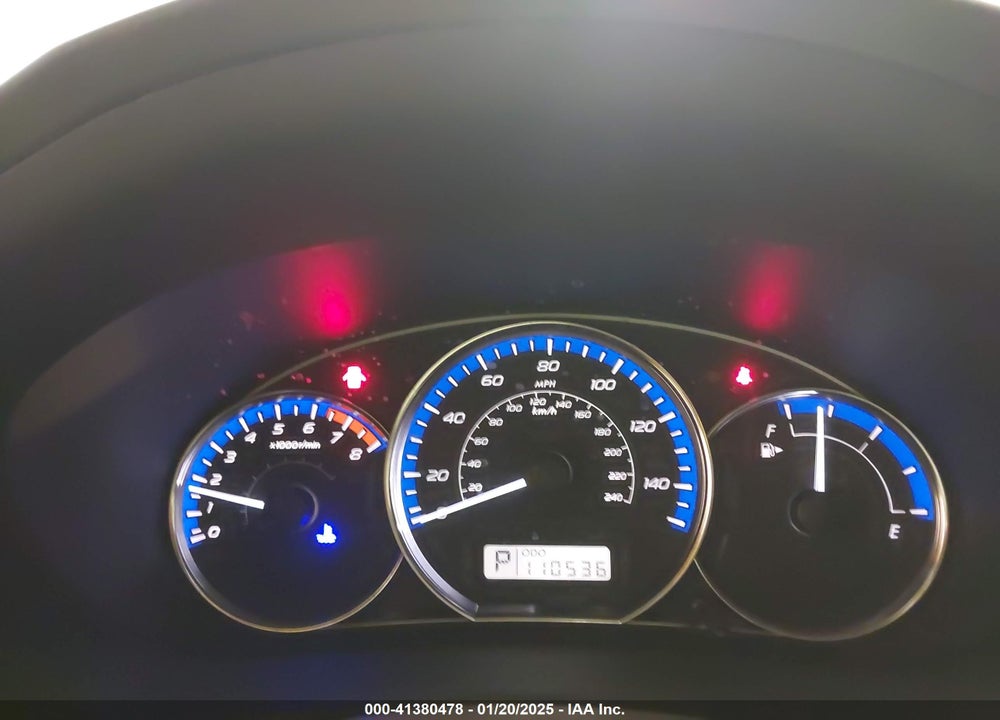 2011 SUBARU FORESTER 2.5X VIN: JF2SHABC6BH704062