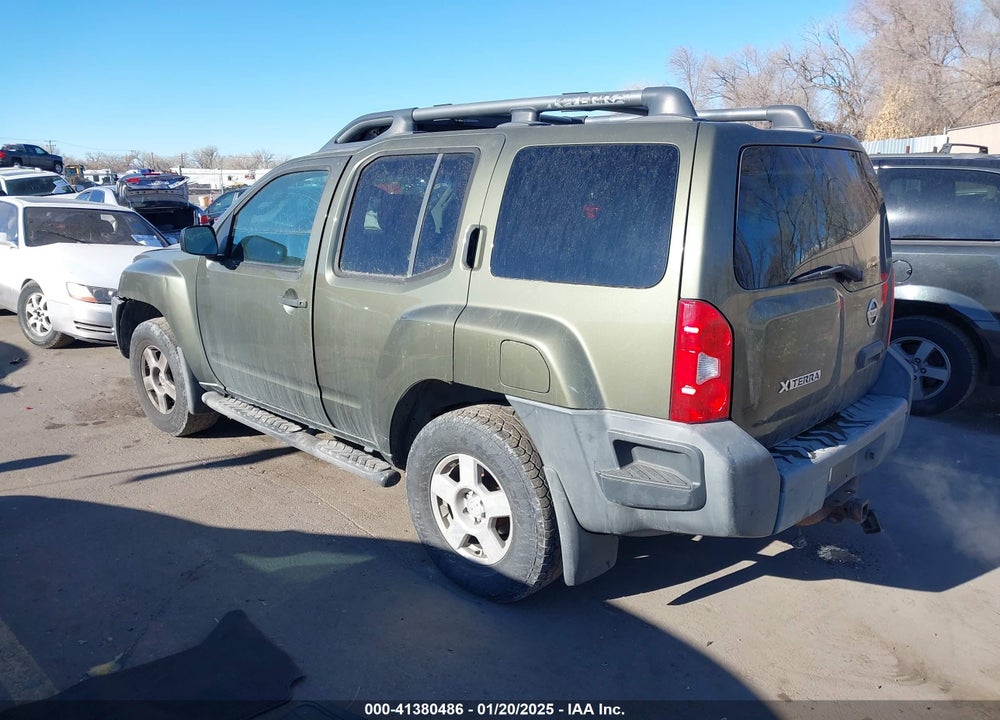 2005 NISSAN XTERRA S VIN: 5N1AN08W05C606656