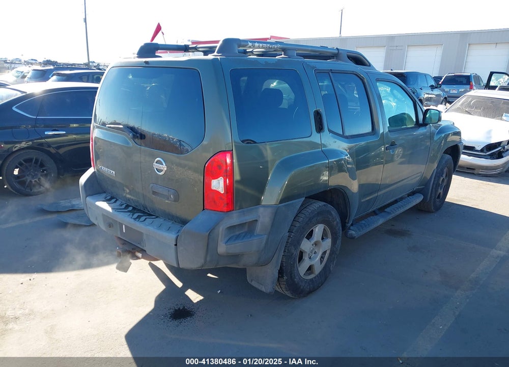 2005 NISSAN XTERRA S VIN: 5N1AN08W05C606656