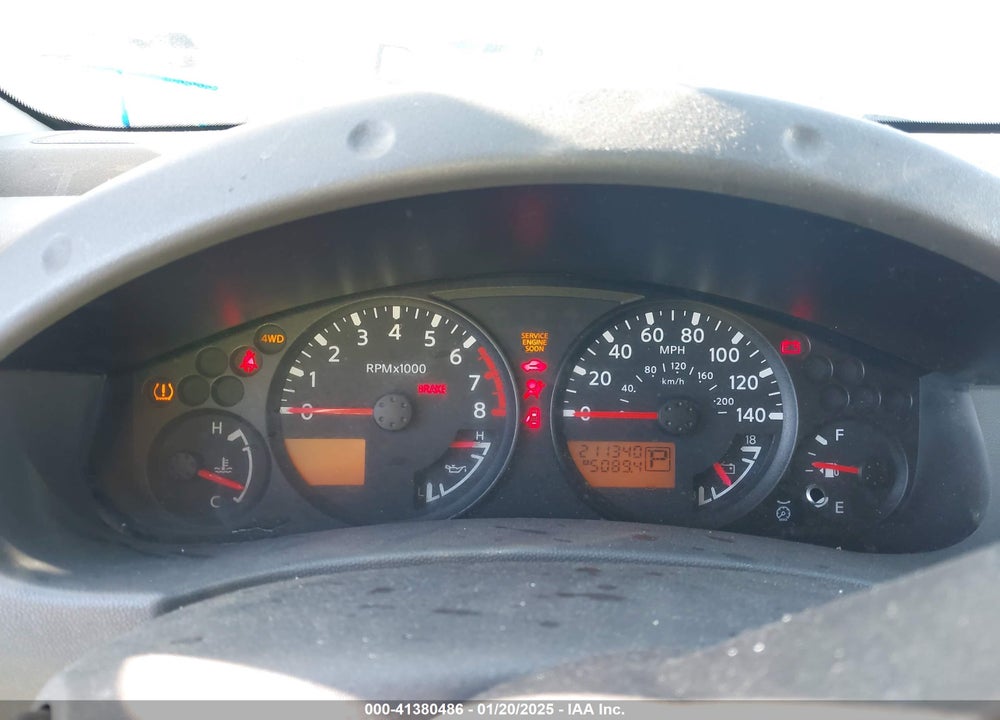 2005 NISSAN XTERRA S VIN: 5N1AN08W05C606656