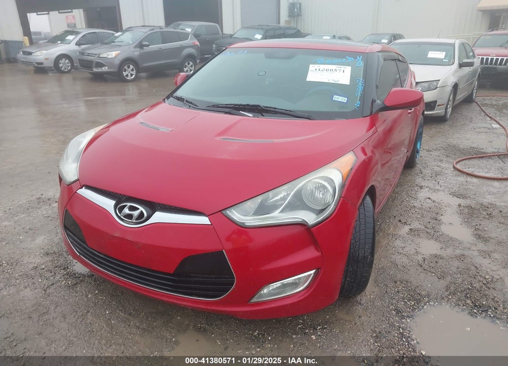 2012 HYUNDAI VELOSTER BASE W/RED/BLACK VIN: KMHTC6AD9CU066225