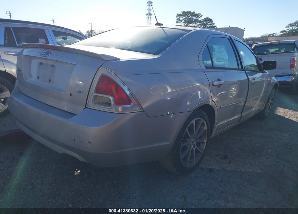 2008 FORD FUSION SE VIN: 3FAHP07Z88R221477