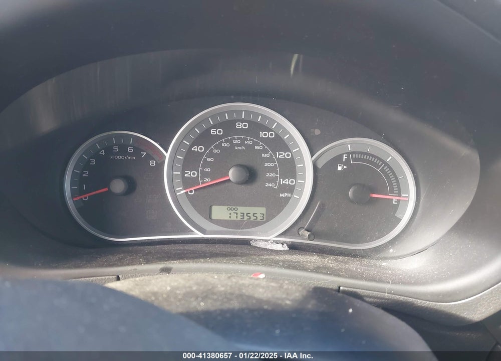 2008 SUBARU IMPREZA 2.5I VIN: JF1GE61658H524379