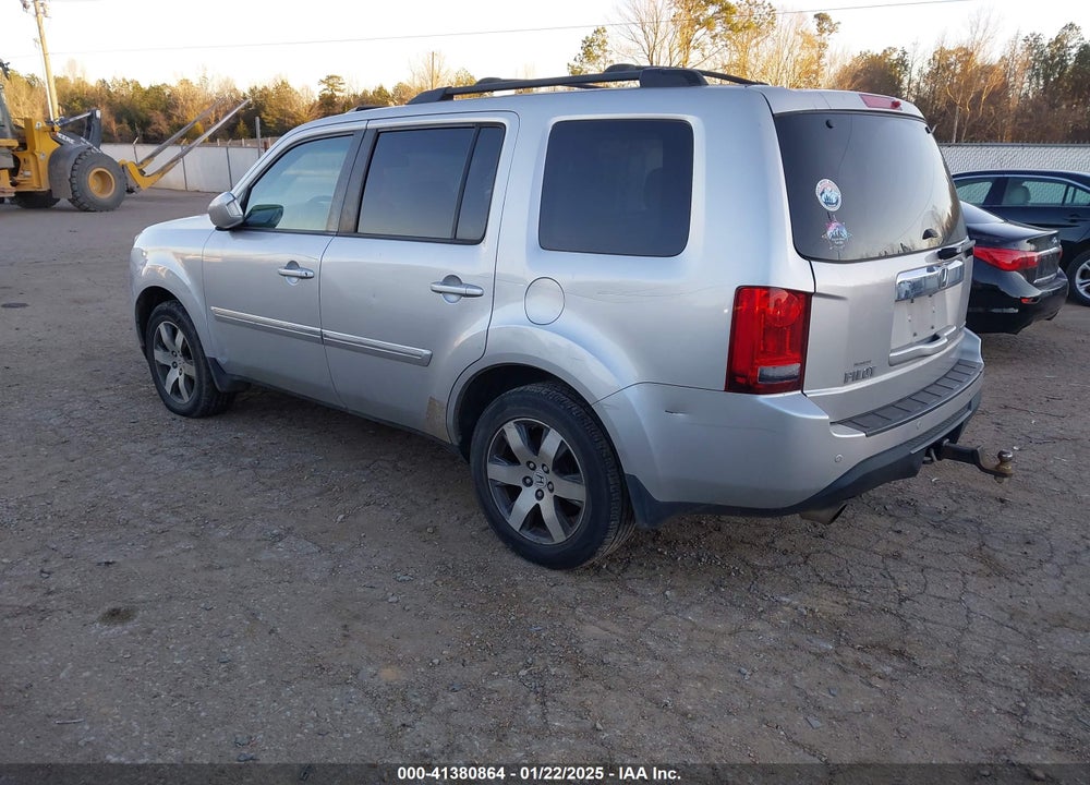 2013 HONDA PILOT TOURING VIN: 5FNYF3H9XDB024349