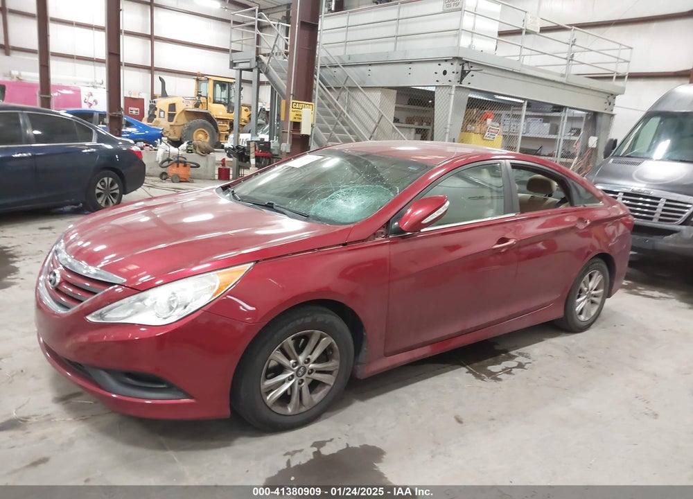 2014 HYUNDAI SONATA GLS VIN: 5NPEB4AC6EH896086