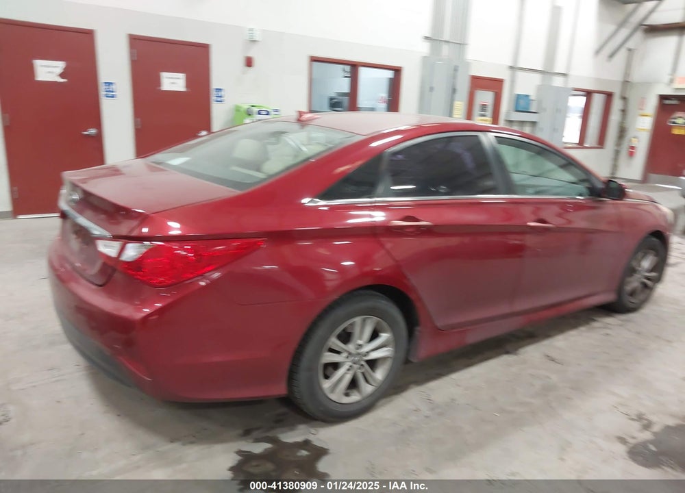 2014 HYUNDAI SONATA GLS VIN: 5NPEB4AC6EH896086