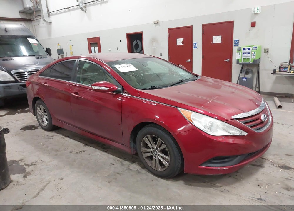 2014 HYUNDAI SONATA GLS VIN: 5NPEB4AC6EH896086