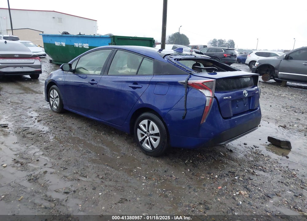 2017 TOYOTA PRIUS THREE VIN: JTDKARFU8H3544518