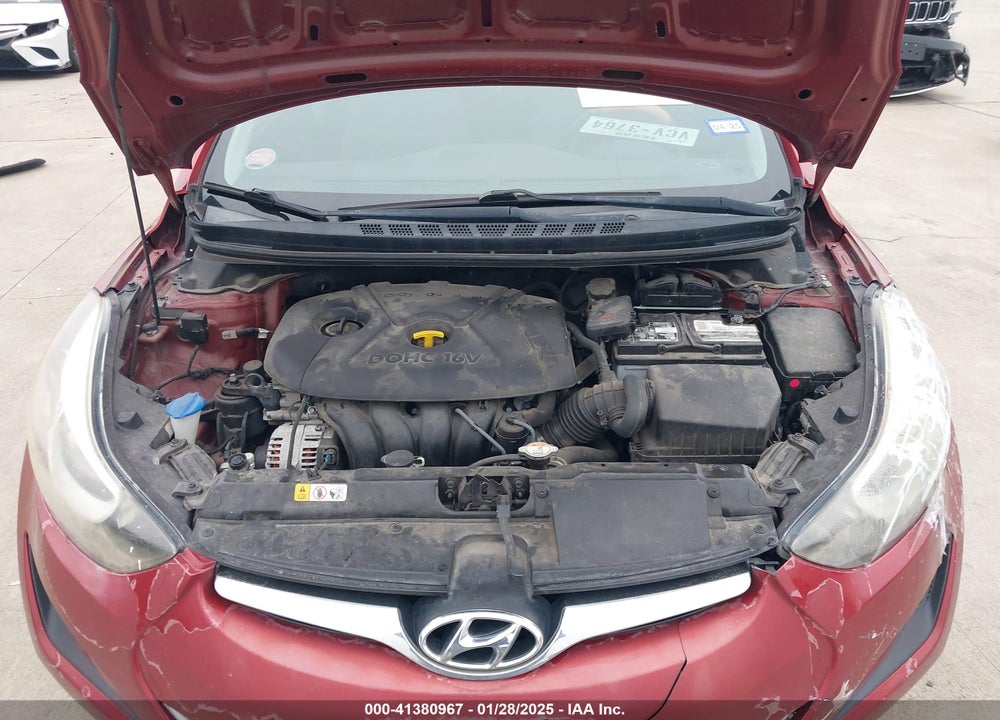 2016 HYUNDAI ELANTRA VIN: 5NPDH4AE3GH694417