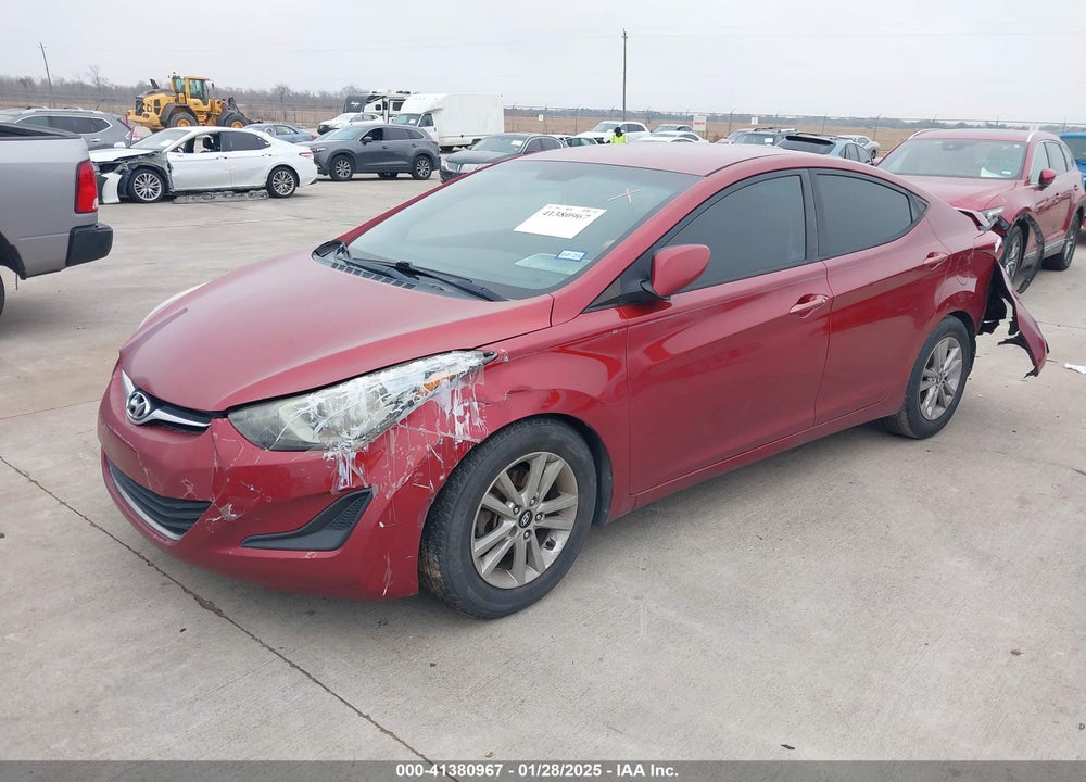 2016 HYUNDAI ELANTRA VIN: 5NPDH4AE3GH694417