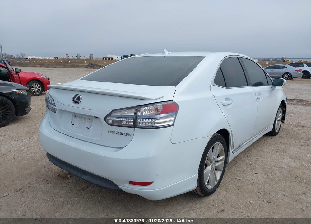 2010 LEXUS HS 250H BASE (ECVT) VIN: JTHBB1BA7A2021818