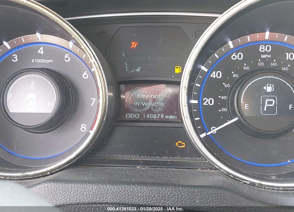 2011 HYUNDAI SONATA SE VIN: 5NPEC4AC5BH238011