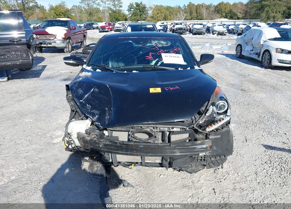 2016 HYUNDAI VELOSTER VIN: KMHTC6AE0GU255585