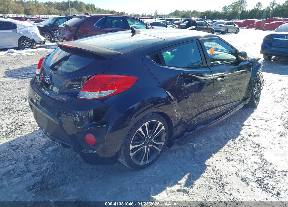 2016 HYUNDAI VELOSTER VIN: KMHTC6AE0GU255585