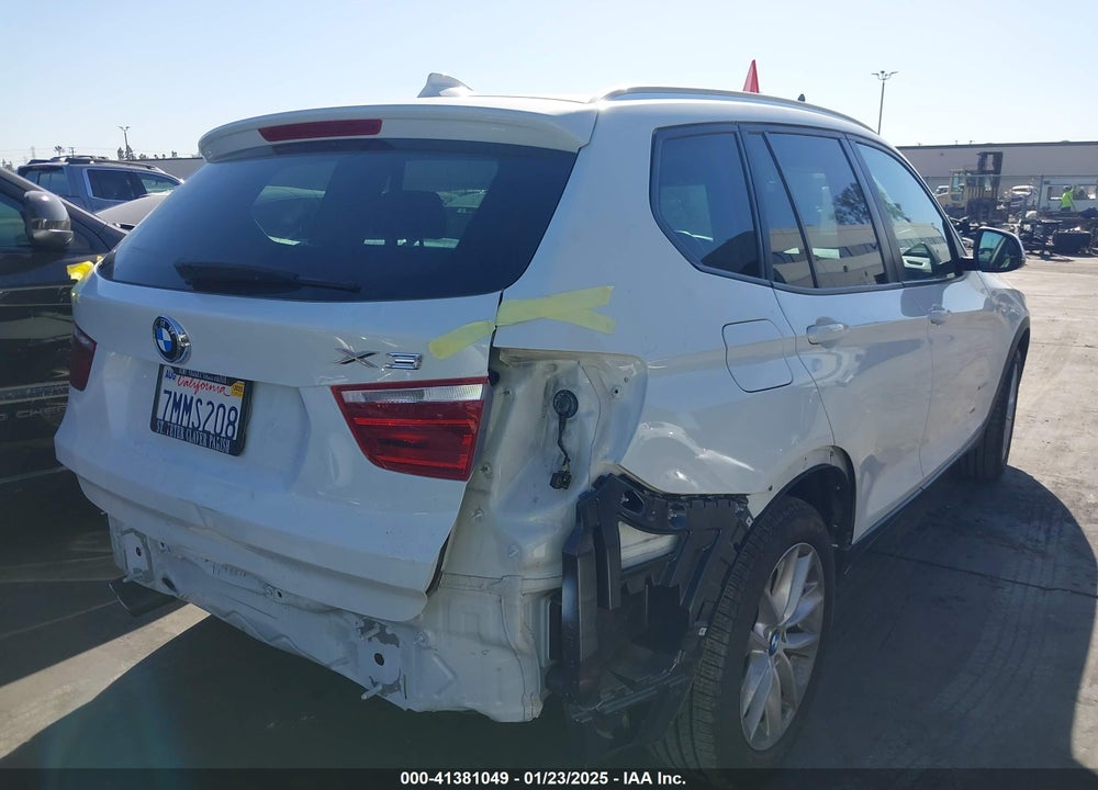2016 BMW X3 XDRIVE28I VIN: 5UXWX9C53G0D66239