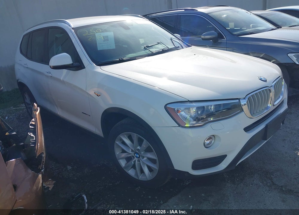 2016 BMW X3 XDRIVE28I VIN: 5UXWX9C53G0D66239