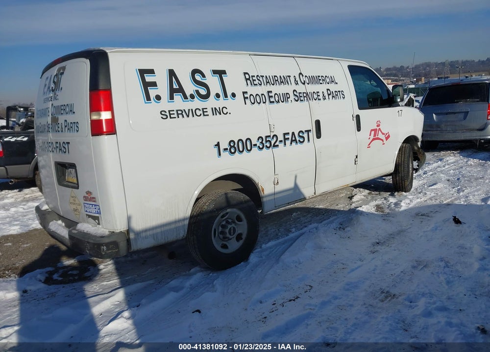 2009 GMC SAVANA 2500 WORK VAN VIN: 1GTGG25C591106833