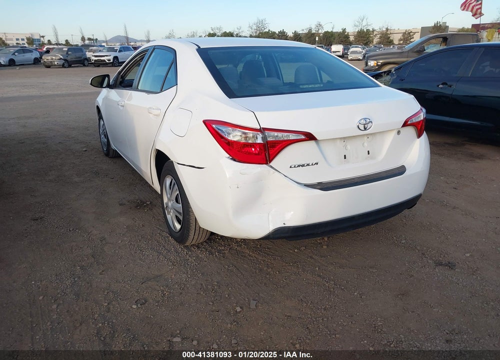 2016 TOYOTA COROLLA VIN: 5YFBURHE9GP426318