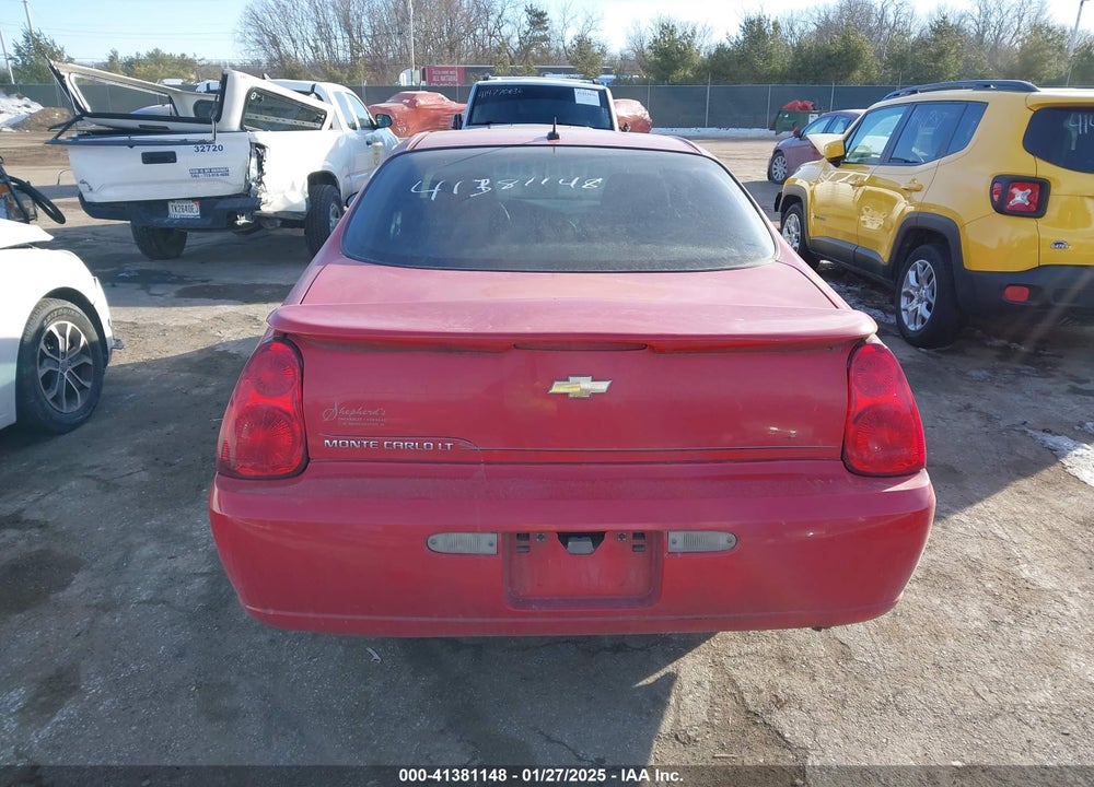 2006 CHEVROLET MONTE CARLO LT VIN: 2G1WM15K269225171