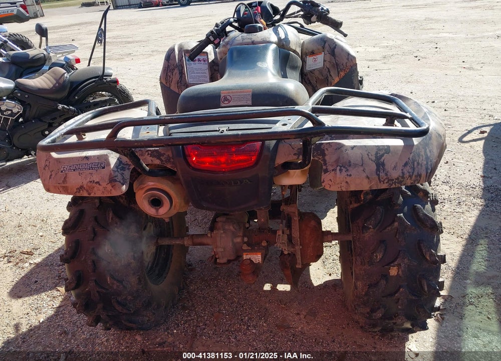 2008 HONDA TRX420 FM VIN: 1HFTE359484100054